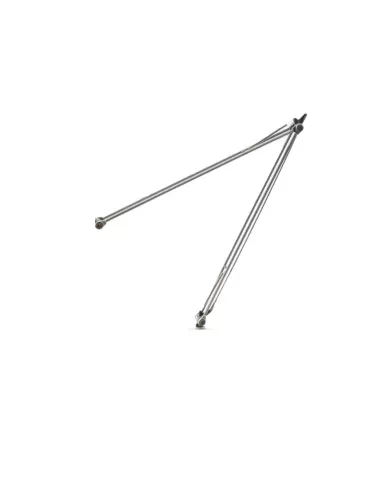 Lampe de table Luceplan 1D120 00E020 Berenice, structure argentée uniquement